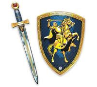 Liontouch Espada y Escudo Medievales de Juguete para Niños - Edad 3-6 Años | Set en EVA Flexible | Espada & Escudo para Disfraces de Caballero, Juegos de Rol, Batallas Imaginarias & Aventuras Medievales