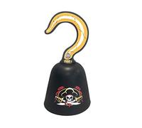 Liontouch - Garfio de Pirata de Capitán Cruz, Niños Edades de 3-8 Años | Juguete de Espuma Segura con Tema de Calavera | Accesorio Ideal para Disfraces y Aventuras en el Caribe para Niños Pequeños
