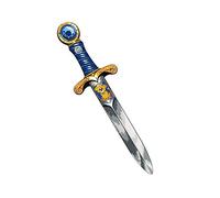 Liontouch - Mini Espada Azul de León, Niños 3-6 Años, 35 cm | Daga Medieval de Espuma con Gema | Armas Seguras y Accesorios de Traje de Caballero para Disfraz de Niños