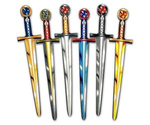 Liontouch - Set de Espadas de Colección de Espuma, Paquete de 6 para Niños y Niñas de 3+ Años | Juguete en Estilo de Caballero Medieval | Seguro y Duradero para Juegos Medievales y Disfraces