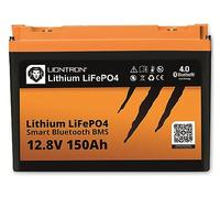LIONTRON LiFePO4 12,8 V 150 Ah LX; 1920 Wh; > 3000 ciclos a 90% de profundidad de descarga (DOD) con BMS y monitorización Bluetooth; para caravana o barco 355 x 170 x 262 mm - LISMART12150LX