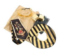 LIOOBO 1 Conjunto De Disfraz Egipcio Para Juego De Rol Disfraz Egipcio Con Diadema Y Cuello Ideal Para Fiestas Actuaciones Y Celebraciones Talla L 120-130 Cm