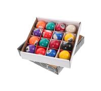 LIOOBO 1 Juego Bolas de Billar para Set Portátil de Bolas de Pool Miniatura para Reuniones Familiares Desarrollo de Coordinación Mano y Pensamiento Estratégico