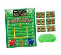 LIOOBO 1 Juego Completo de Accesorios Temáticos para Cumpleaños Incluye Póster Stickers para Celebraciones de Rugby Deportivos