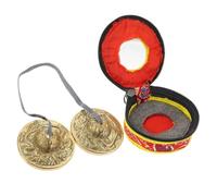 LIOOBO 1 PC Campana Tibetana De Cobre Para y - Campana De Mano Para Sanación - Tingsha Sonido Purificador Ideal Para Ritual Espiritual y Relajación