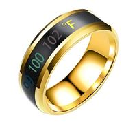 LIOOBO 1 Pieza Anillo de Inteligente de Joyería Unisex Elegante y Anillo de Estado de Ánimo para y Ocasiones Especiales