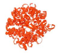 LIOOBO 100 Etiquetas para Patas De Aves De Corral Suministros para Palomas para Granjas Patas De Colores Accesorios Grandes para Codornices Bandas De Identificación