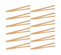 LIOOBO 12 Pinzas para Niños Pequeños: Juguetes De Motricidad, Pinzas De Bambú, Pinzas para Cuentas, Pinzas para Cuentas, Herramientas De Aprendizaje Montessori para Niños