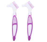 LIOOBO 2 Piezas Cepillos de Limpieza para Caparazones Ergonómico y Portátil Herramienta Práctica para Limpiar Barro y Algas Acuarios y Terrarios