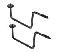 LIOOBO 2 Piezas Soporte de Cámara de Hierro de Ganchos para Instalación de Resistente y Duradero para Equipos y