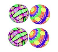 LIOOBO 2 Series Juguetes De Baloncesto Brillantes Fútbol Pelota De Practica De Futbol Practicar Balones De Futbol Pelota De Futbol De Niña Bolas Deportivas El Plastico 2 Piezas*2