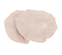 LIOOBO 2 Tapas de Tela para Tarros Reutilizables de Color Beige, Hechas de Tela, Ideales para Mantener Alimentos Frescos y Uso en Fermentación Casera