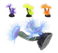 LIOOBO 4 Piezas De Decoración para Peceras: Adornos De De Coral Artificiales para Peceras - Decoración Realista De Resina para Acuarios - Planta Artificial Que Añade Encanto