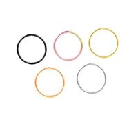 LIOOBO 5 Piezas Aros Nariz De Acero Inoxidable Pendientes Aro Piercings De Nariz Falsos Joyería para Piercings Corporales Falso para Uso Diario