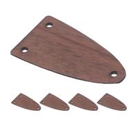 LIOOBO 5 Piezas Funda para Varillas de Guitarra Placa de Madera de Palisandro para Guitarra Eléctrica/bajo Diseño de Tres Orificios Protección del Mástil