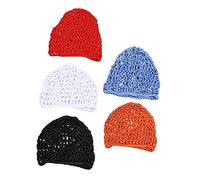 LIOOBO 5piezas Redecillas De Ganchillo Pelo Para Dormir y Proteger Peinados Unidades