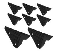 LIOOBO 8 Piezas Accesorios Para Altavoces Protectores De Ángulo De Altavoz De Plástico Protectores De Borde Para Altavoces De Escenario Uso Interiores y Exteriores Protege Esquinas y Ampl