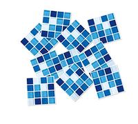 LIOOBO Adhesivo de mosaico 3d autoadhesivo extraíble impermeable anti aceite mosaico adhesivo de pared papel tapiz para cocina baño 15 piezas (estilo 7)