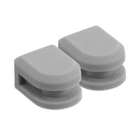 LIOOBO Almohadillas Antivibración para Tocadiscos de Vinilo, 2 Piezas de Silicona Transparente, Cojines Reductores de Ruido y Protección para Discos, Accesorios Dj para