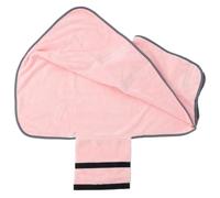 LIOOBO Bañera de Secado Rápido para Perros y Gatos Toalla de Microfibra y Absorbente Roba de Baño Adaptable Color Rosa Mediano para Mascotas