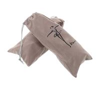 LIOOBO Bolsa de Malla para Zapatos de Ballet y Punta, 2 Piezas Cordón, Bolsa Antipolvo Ecológica para Almacenamiento y Transporte, Adecuado para Adultos y Niñas