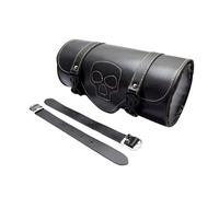 LIOOBO Bolsa de Manillar de La Motocicleta Bolsa de Herramientas de Cuero de La PU para La Herramienta de Almacenamiento de La Motocicleta de La Bicicleta ()