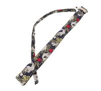 LIOOBO Bolsa de Transporte para Flauta de Bambú 56-66 Cm, Estuche Portátil de Algodón Acolchado con Correa Bandolera Ajustable, Protector Ligero para Instrumento Musical en Viajes al