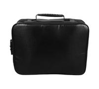 LIOOBO Bolsa Ignífuga con Cerradura y Asa Organizador Multilayer para Documentos Importantes Pasaportes y Certificados Caja Portátil para Archivo Seguro Casa y Viajes