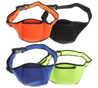 LIOOBO Bolsas para Micrófonos Cinturón para Instructores y Pastores, 4 Piezas Ideales para Aeróbic y Actividades Escénicas Color Aleatorio