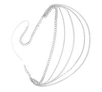 LIOOBO Cadena De Cintura Múltiple De Moda Cadena De Cintura Del Día De San Valentín Cadena Del Cuerpo Vestido Con Cadena Al Cuerpo Cinturón Brillante Pedrería