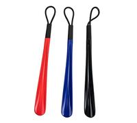 LIOOBO Calzador Doméstico 3 Piezas Herramienta Práctica para Zapatos Calzador de Plástico para Personas Mayores y Embarazadas Auxiliar para Calzado Diseño Cómodo