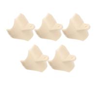 LIOOBO Cojín para Apoyo del Pulgar y Protector de Dedos, 5 Piezas para Clarinete y Flauta Dulce, Material ABS Resistente, Accesorio para Instrumentos de Viento, Uso Práctico en Prácticas