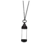 LIOOBO Colgante de Perfume Inoxidable y Collar Elegante Frasco de Perfume Joyería para Accesorio Unisex Diseño para Recuerdos