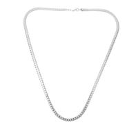 LIOOBO Collar De Plata Cadena Para Mujer De Tenis Simple Joyería Cuello De Plata Para Usar Ocasiones Especiales