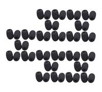 LIOOBO Cubiertas De Micrófono Antiviento De Funda Mini Para Auriculares De Suave Para Reducción De Ruido Y Sonido Compatible Con Micrófonos De Y Conferencias 10 Piezas X 5