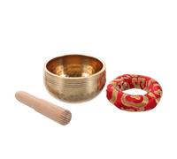 LIOOBO Cuenco de Metal para Budismo Cuenco Decorativo para Meditación de Cantores para Yoga Cantores Sonido para Meditación para Yoga