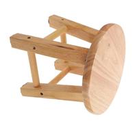 LIOOBO de Madera Pequeño para Cambiar Zapatos Banqueta de Madera Escalón Estable y Portátil para para Baño y Dormitorio