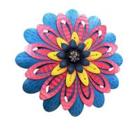 LIOOBO Decoración De Pared De Girasol De Hierro Floral Colgante Para Dormitorio Decoración Rústica Para Sala De Estar Flores Decorativas Para Pared