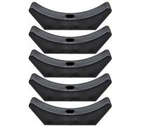 LIOOBO Estante para Mancuernas Pequeño y Soporte para Barra Cojín Protector, 5 Piezas Resistentes de Material PP para Uso en Gimnasio y Almacenamiento en Casa