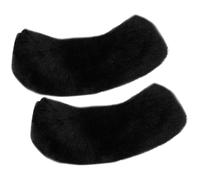 LIOOBO Fundas Desmontables para Talón de Pantuflas de Mujer, Cubre Zapatos Cálido de Felpa Suave, Talla Pequeña 14,5x4,5 Cm, Decoración Acogedora para Sandalias y Zapatos de Casa