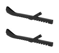 LIOOBO Fundas Protectoras para Patines de Hielo Negras, Cubiertas Antideslizantes para Cuchillas de 36 Cm, Accesorio Seguro y Ligero para Patinaje Artístico y Hockey sobre Hielo, un Par