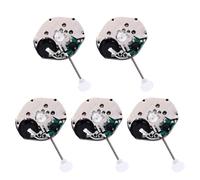 LIOOBO Mecanismos de Relojería de Cuarzo 5 Piezas para Reparación Precisa Accesorios Compatibles Varios Estilos de Cajas Componentes Duraderos y Funcionales para Relojes