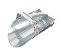 LIOOBO Pala de Alimentación de Acero Inoxidable para Granja, Tamaño Medio, Pala Multiusos para Alimento de Aves y Ganado, Herramienta Agrícola Resistente para Distribución de Comida