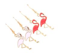LIOOBO Pendientes Resistentes Aleación para de Bohemios Zinc en Mujer, 2 Pares de Pendientes Colgantes y No se Desvanecen para Cumpleaños Flamenco Ideales Estilo