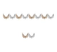 LIOOBO Pin De De Con Broche Metálico Para Ropa Chal Sombrero Y Mochila Accesorio Retro Para Mujer Diseño Elegante Dorado Y Plateado 2 Piezas X 5