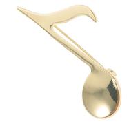 LIOOBO Pin de Solapa Diseño de Nota Musical en Oro Chapado, Accesorio para Hombres y Mujeres, Adecuado para Trajes y Regalos para Profesores de Música