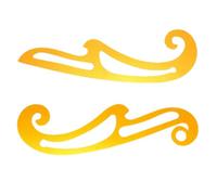 LIOOBO Reglas de Costura Corte Manual Preciso y Resistente Juego de 2 Patronaje de Plástico Amarillo para DIY Adecuado para Diseño y Confección de Ropa
