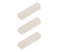 LIOOBO Soporte para Sillín de Mandolina 3 Piezas en Material Sintético Blanco Superficie Lisa para Mantener Instrumento Musical