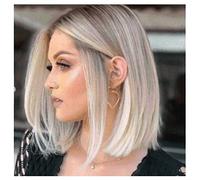 LIOONS Peluca Realista Peluca Corta para Mujer, Peluca Rubia, Peluca Sintética Resistente Al Calor Natural De 30cm/12 Pulgadas, Adecuada para Uso Diario En Fiestas, Juegos De rol Elegancia Natural