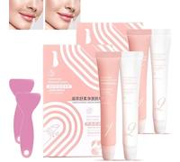 Liora Beauty Crema depilatoria, Crema depilatoria facial para mujeres, Kit de crema depilatoria indolora hidratante, Depilación facial para mujeres y hombres (2 conjuntos)